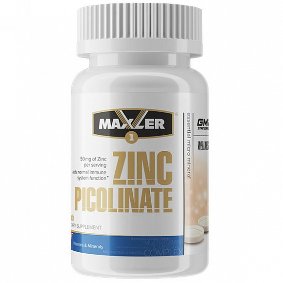 Maxler Zink Picolinate (Цинк) 50 мг 60 таб.