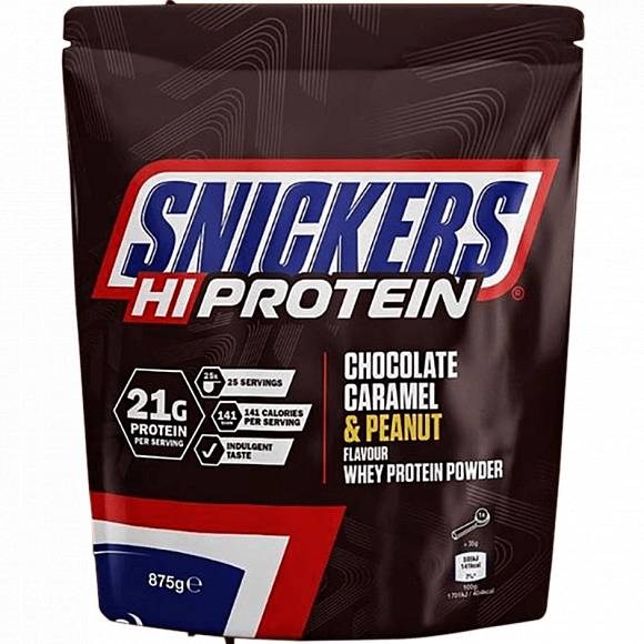 Протеин сывороточный Snickers Protein Powder 875 гр.(вкус батончика Snickers)
